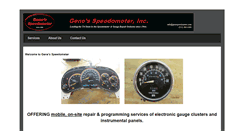 Desktop Screenshot of genesspeedometer.com